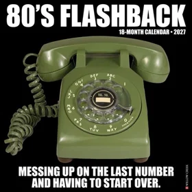 Trivia 80's Flashback Wall Calendar 2027