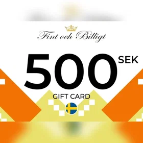 Fint och Billigt Gavekort 500 SEK