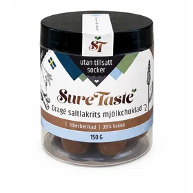 Sure Salt Lakrits Mjölkchoklad 150g