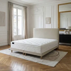 STYLHOTEL Matelas Mémoire De Forme Hybride 2x80x200