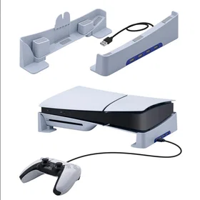 PGTECH Konsolipenkki 4 USB-Portilla PS5 Slim
