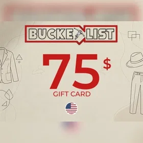 BucketlistGift Bucketlist Gavekort 75 USD