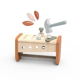 Speedy 2-in-1 Wooden Toolbox and Workbench