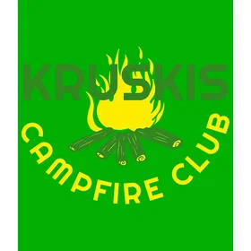 Kruskis Campfire Club Kortärmad T-shirt Grön (Herr)