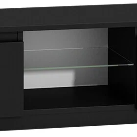 Topeshop RTV120 CZAR P SZ Meuble TV 0 tiroir 2 étagères 120x40x36cm
