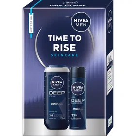 Nivea Time to Rise Lahjasetti miehelle (Keho)