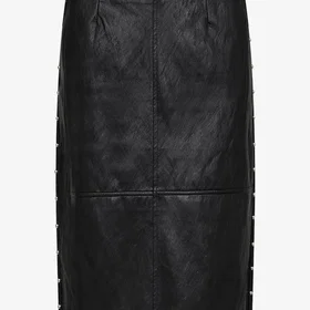 Co'Couture Stud Faux Leather Pencil Skirt