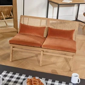 Robin Banquette Style Canapé Scandinave (2-Places)