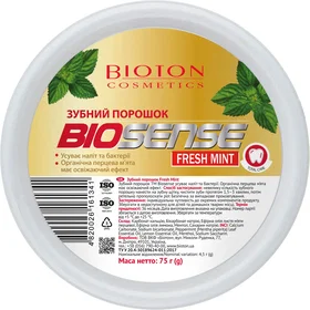 Bioton BIOSENSE Blekande Fräsch Mint Tandkräm 75g