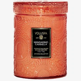 Voluspa Mandarino Cannela Liten Glasljus 50H