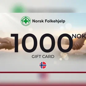 Norsk Folkehjelp Donation Gavekort 1000 NOK