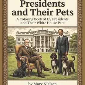 Barnböcker Presidents And Their Pets Färgläggningsbok
