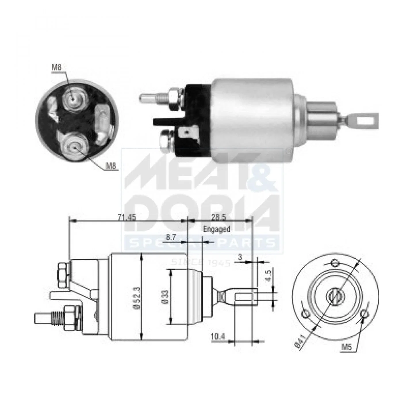 Meat&Doria Magnet Switch 46197