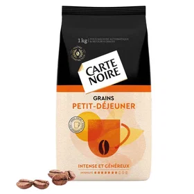 Carte Noire Petit Déjeuner 1kg (Grains Entiers)
