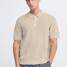 Casual Friday Cfisaksson SS Knit Polo Shirt (Herre)
