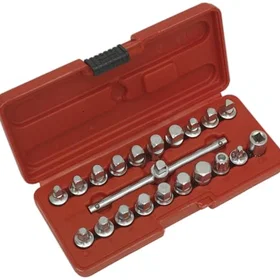 Sealey AK6586 Oljepluggnyckel Set 19Pc