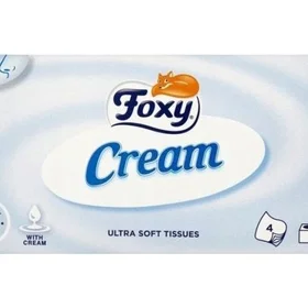 Foxy Ansigtspapir Creme Følsom Hud 75 pcs