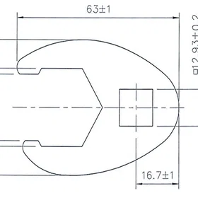 BGS Technic 1757-27 Crowfoot Spanner