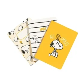 Snoopys Notesbog A6 3 pakke