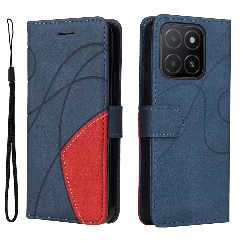 Honor Textured Leather Case with Strap for X5b Plus