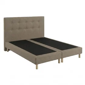 Nuit Box-Spring Bed avec tête de lit capitonnée 80x200cm
