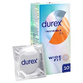 Durex Invisible XL Slät 10 st