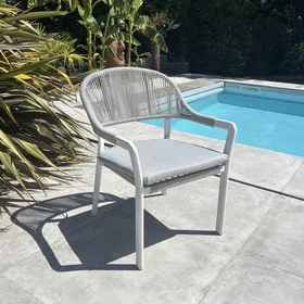 Remarquable Fauteuil de jardin Aluminium 3700917630228_CAFR