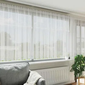 vidaXL Lace Curtain