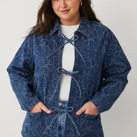 Zizzi caTami Jeansjacka (Dam)