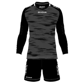 Givova Kit Gardien de but Set Gris Foncé/Noir XL Homme