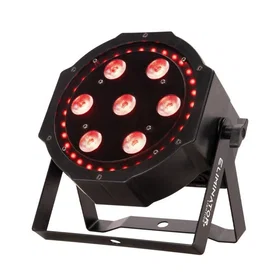 Eliminator LP 8R LED Flat Par Wash Light with RGB Ring