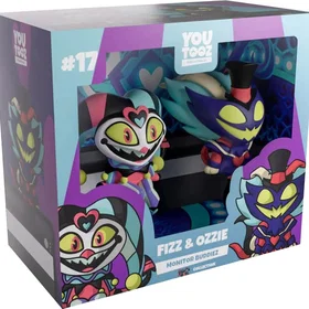 Youtooz Collectibles Helluva Boss Fizz & Ozzie Monitor Buddiez Figuuri 2-Pack