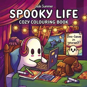Coloring Book Aesthetic Ghosts : Bring to Life the Spooky World of Aesthetic Ghosts, A Cute Fun for Adults, Teens, and Kids