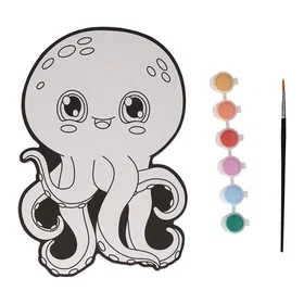 Wins Octopus Lerretmalingssett (6stk)