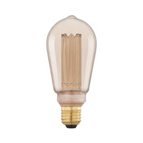 EGLO 113009 B75 Bärnstensfärgad E27 A60 1800K 200lm 4W