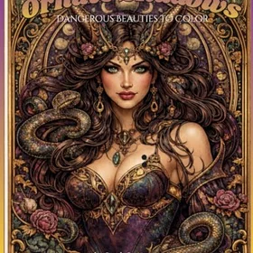 Ornate Shadows: Dangerous Beauties to Color Färgläggningsbok