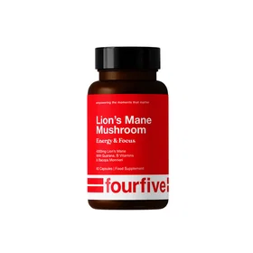 fourfive Lion's Mane Mushroom Energi & Fokus 400mg 60 Kapslar