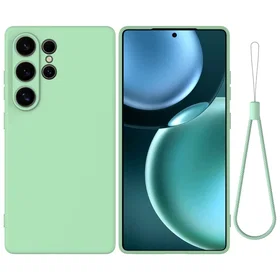 Matte Flytande Silikonfodral för Samsung Galaxy S25 Ultra