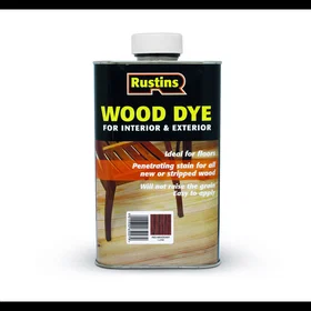 Rustins Wood Dye Red Mahogany Wood Stain 1L