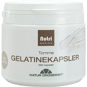 Natur Drogeriet Gelatinekapsler Tomme 360 stk