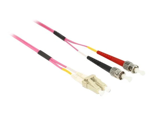 DeLock LC/ST Fiber Cable OM4 0.5m