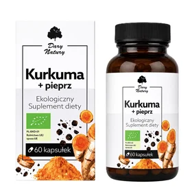 Dary Natury Gurkmeja + Svartpeppar 60 Kapslar