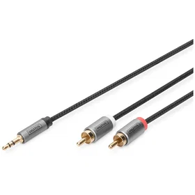 Digitus 3.5mm - 2x RCA-kaapeli 1m DB-510330-010-S