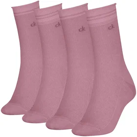 Calvin Klein Lurex Stripe Crew Socks 4-pack (Women's)