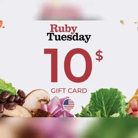 Ruby Tuesday Gavekort 10 USD