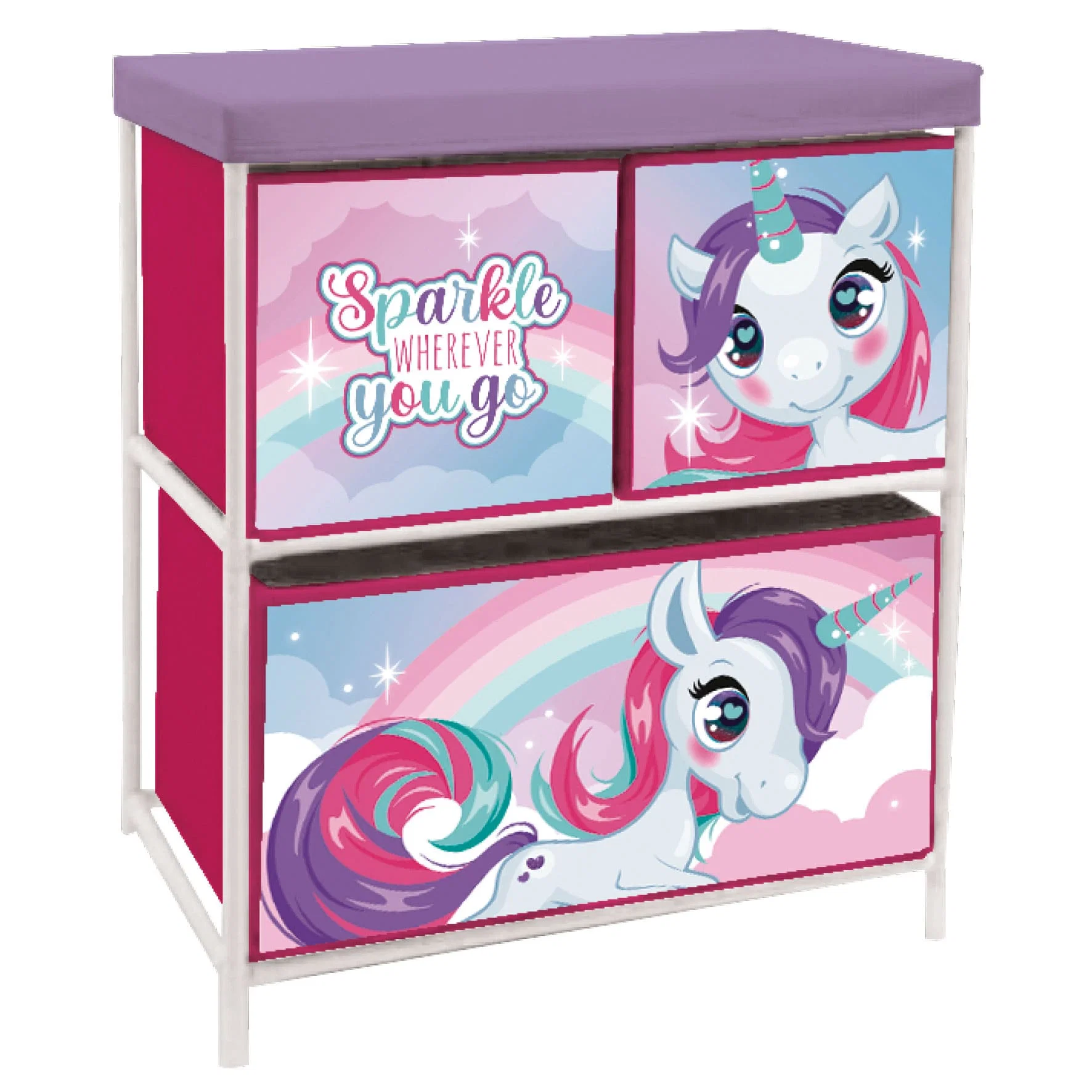 Unicorn Bookcase 3 shelves