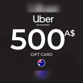 Uber Rides gavekort 500 AUD