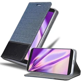 Cadorabo Wallet Case with Magnetic Closure Kickstand and Card Slot for Alcatel 3