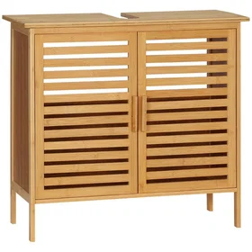 Kleankin Vanity Cabinet 66x29x61.5cm Natural Wood (834-514V00ND)