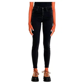 Noisy May Agnes Ankle Vi125bw Høj Talje Jeans (Dame)